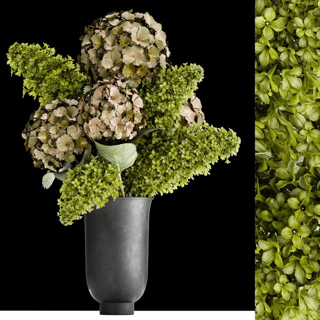 bouquet of flowers in a vase 169 3D Model .c4d .max .obj .3ds .fbx .stl .blend 