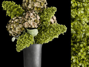 bouquet of flowers in a vase 169 3D Model