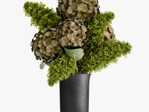 buqu&ecirc; de flores em um vaso 169 Modelo 3D