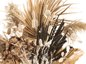 bouquet of dried flowers in a vase 176 Modèle 3D
