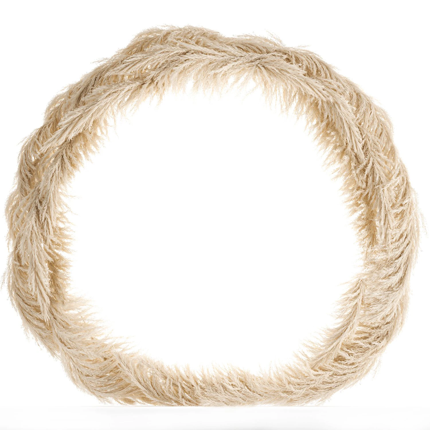 wedding arch made of dry reeds for decor 1063 3D Model .c4d .max .obj .3ds .fbx .stl .blend 