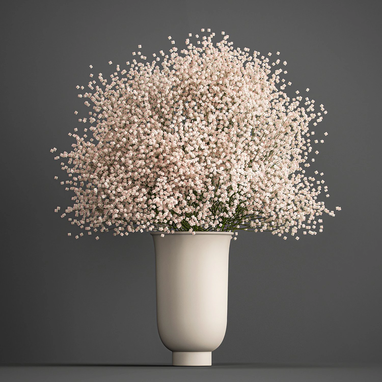 ramo decorativo de flores en un jarr&oacute;n para decoraci&oacute;n y dise&ntilde;o de interiores 201 Modelo 3D .c4d .max .obj .3ds .fbx .stl .blend 