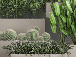 collection of plants from bushes and thickets for landscape design 1063 3Dモデル