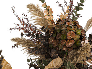 collection of bouquets of dried flowers 208 3D 模型