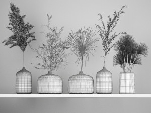 collection of bouquets of dried flowers 211 3D Model