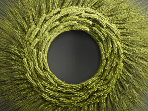 wheat ears wall wreath 218 3D Model