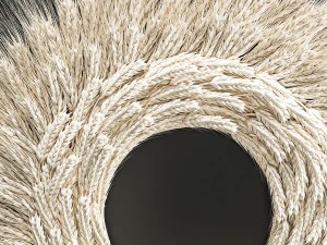 guirlanda de parede com espigas de trigo 219 Modelo 3D