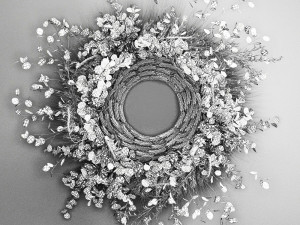 wall wreath of dried flowers 220 Modelo 3D
