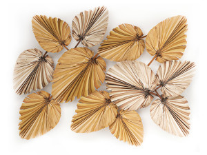 wall panel made of dry palm leaves 226 Model 3D