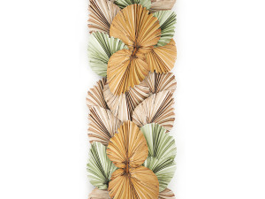 wall panel made of dry palm leaves 226 Model 3D