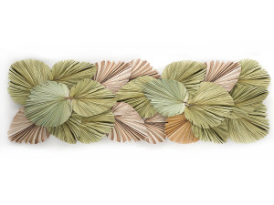 wall panel made of dry palm leaves 226 Modelo 3D