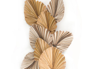 wall panel made of dry palm leaves 226 Modelo 3D
