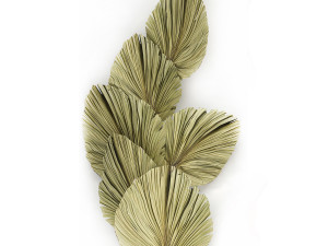 wall panel made of dry palm leaves 226 Modelo 3D