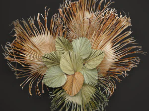 Wall decorations made of dry palm leaves 229 3D Model
