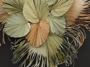 Wall decorations made of dry palm leaves 229 Modelo 3D