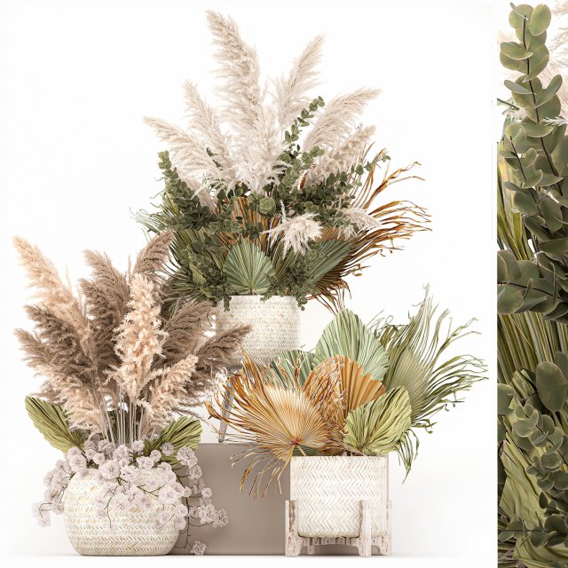 bouquets for wedding decoration 231 Model 3D .c4d .max .obj .3ds .fbx .stl .blend 