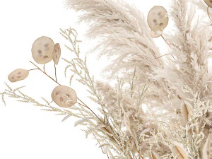 luxury bouquet of reeds pampas grass and dried flowers 234 3D Model