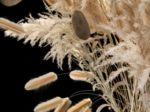 Luxury bouquet of reeds pampas grass and dried flowers 234 3D Model