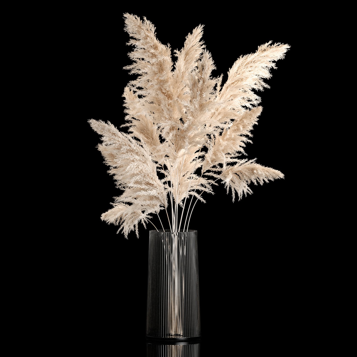 Bouquet Dried Flowers From Pampas Grass In A Vase 246 3D Models in