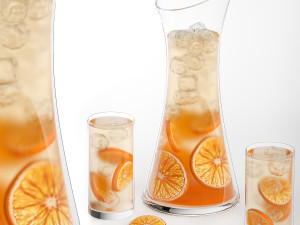 Citrus Lemonade With Ice And Orange Slices Modelo 3D