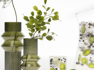 Bouquet Of Flowers With Carafe Of Lime Lemonade Modèle 3D