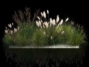 Decorative Bushes For Landscaping 1120 3D Model