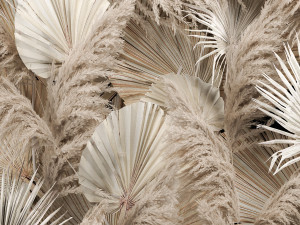 Wedding Decor Arch Wall Dried Flowers Pampas Grass Modello 3D