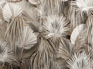 Wedding Arch For Decoration With Dry Palm Leaves 3D Model