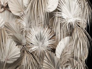 Wedding Arch For Decoration With Dry Palm Leaves Modelo 3D