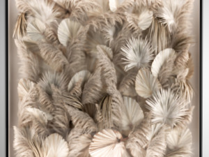 Phyto Wall Of Dry Palm Leaves And Pampas Grass 3D 모델