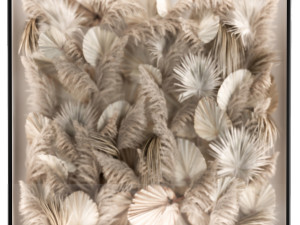 Phyto Wall Of Dry Palm Leaves And Pampas Grass 3Dモデル