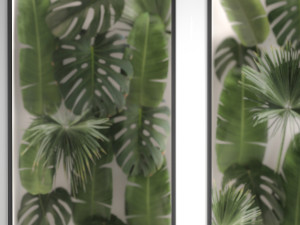 Green Leaves Of Plants In A Phyto Boxes 286 3D Модель