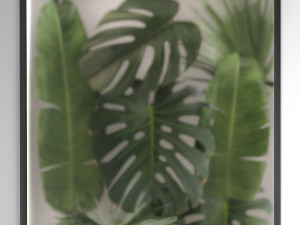 Green Leaves Of Plants In A Phyto Boxes 286 3D Модель