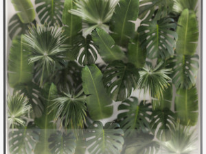 Vertical Garden In A Phyto Box Of Plant Leaves 287 3D 모델