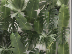 Vertical Garden In A Phyto Box Of Plant Leaves 287 3D Model