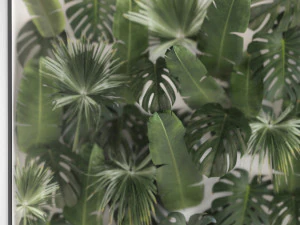 Vertical Garden In A Phyto Box Of Plant Leaves 287 3D Model