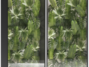 Vertical Garden From Plant Branches In A Phytobox 3D 모델