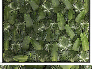 Vertical Garden From Plant Branches In A Phytobox 68 3D Model