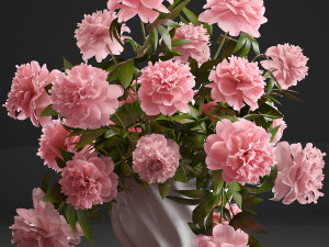 Collection of bouquets 33 pieces 3D Model