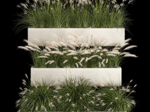 Bushes For Landscape Design Of Outdoor Flowerpots 1132 3D Model
