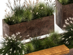 Bushes For Landscaping And Urban Environments 1139 3D Model