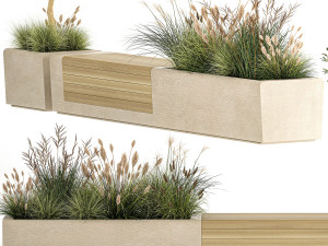 Bushes For Landscaping And Urban Environments 1140 3D 모델