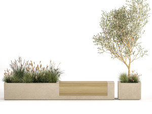 Bushes For Landscaping And Urban Environments 1140 3D 모델