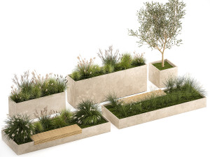 Bushes For Landscaping And Urban Environments 1141 Modelo 3D