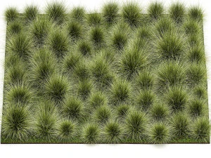 Arbustos decorativos grama de penas para paisagismo 1150 Modelo 3D