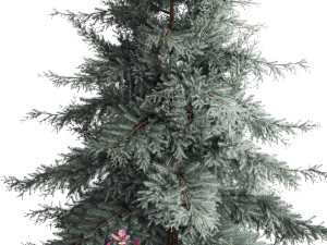 Garden of spruce thuja juniper and barberry 1173 Modèle 3D