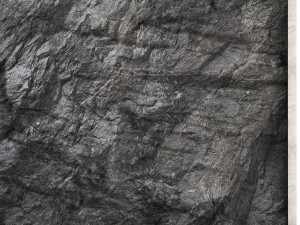 Wall composition black stone rock 3D 模型