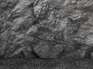 Wall composition black stone rock 3D 模型