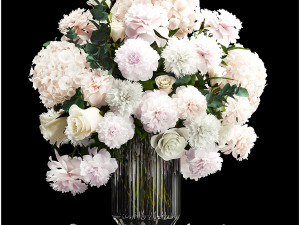 Collection of flower bouquets set of 31 pieces Modelo 3D