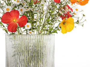 Bouquet of wild flowers Poppy chamomile daisies 422 3D Model